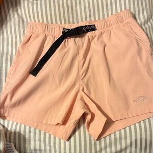 The North Face Women's Light Pink Athletic Shorts